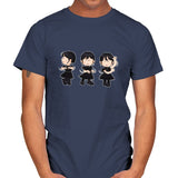 Wednesday Addams Peanuts' Dance - Mens T-Shirts RIPT Apparel Small / Navy