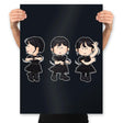 Wednesday Addams Peanuts' Dance - Prints Posters RIPT Apparel 18x24 / Black