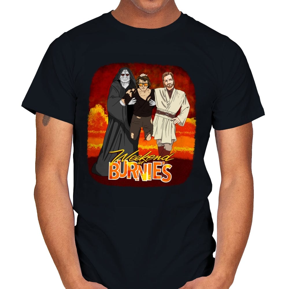 Weekend at Burnie’s - Mens T-Shirts RIPT Apparel Small / Black