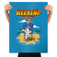 Weekend Plans - Prints Posters RIPT Apparel 18x24 / Sapphire