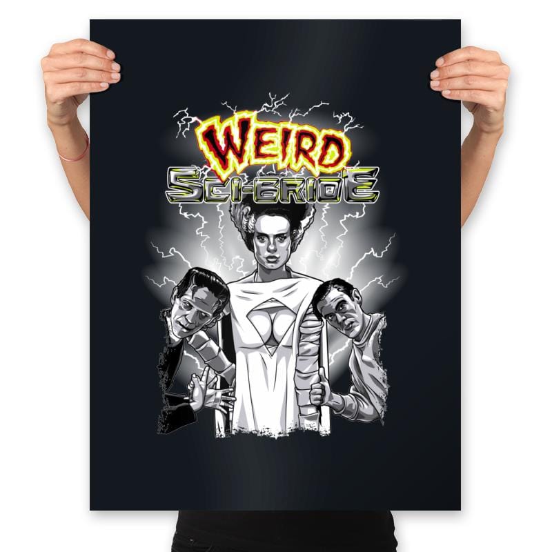Weird Sci Bride - Prints Posters RIPT Apparel 18x24 / Black