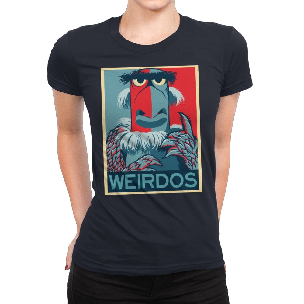 Weirdos - Womens Premium T-Shirts RIPT Apparel Small / Midnight Navy