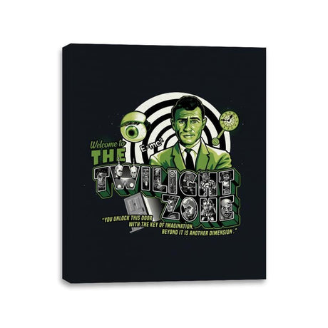Welcome to Another Dimension - Canvas Wraps Canvas Wraps RIPT Apparel 11x14 / Black
