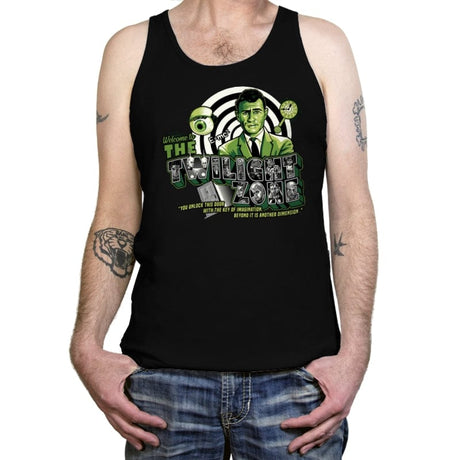 Welcome to Another Dimension - Tanktop Tanktop RIPT Apparel X-Small / Black