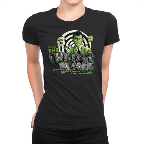 Welcome to Another Dimension - Womens Premium T-Shirts RIPT Apparel Small / Black