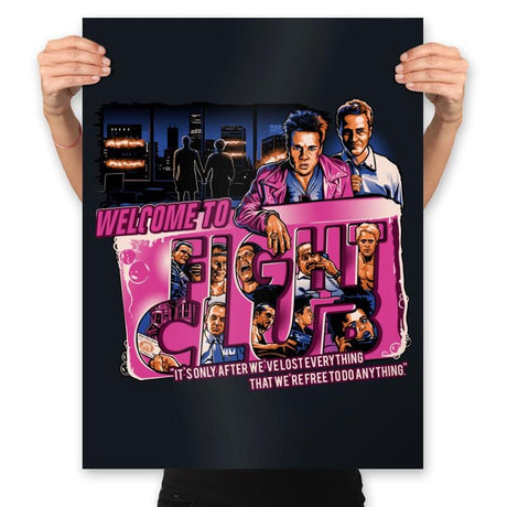 Welcome to FC - Prints Posters RIPT Apparel 18x24 / Black