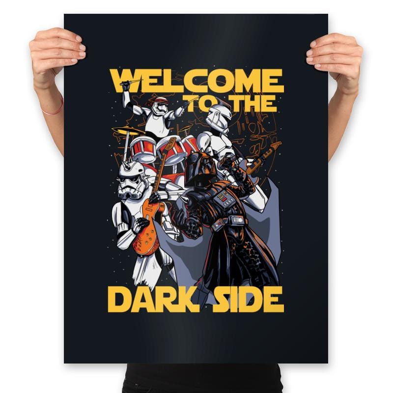 Welcome to the Dark Side - Prints Posters RIPT Apparel 18x24 / Black