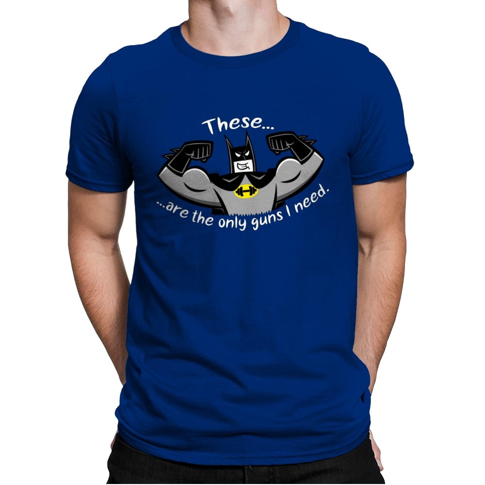 Welcome to the Gotham Gun Show - Mens Premium T-Shirts RIPT Apparel Small / Royal