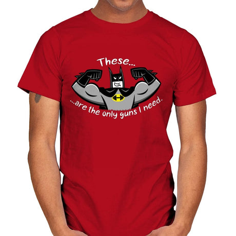 Welcome to the Gotham Gun Show - Mens T-Shirts RIPT Apparel Small / Red
