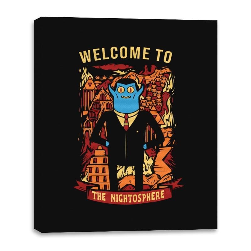 Welcome to the Night - Canvas Wraps Canvas Wraps RIPT Apparel