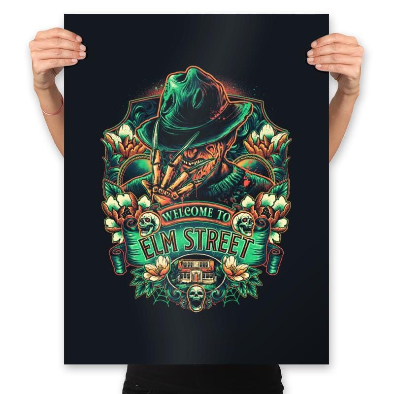 Welcome To Your Nightmare - Prints Posters RIPT Apparel 18x24 / Black