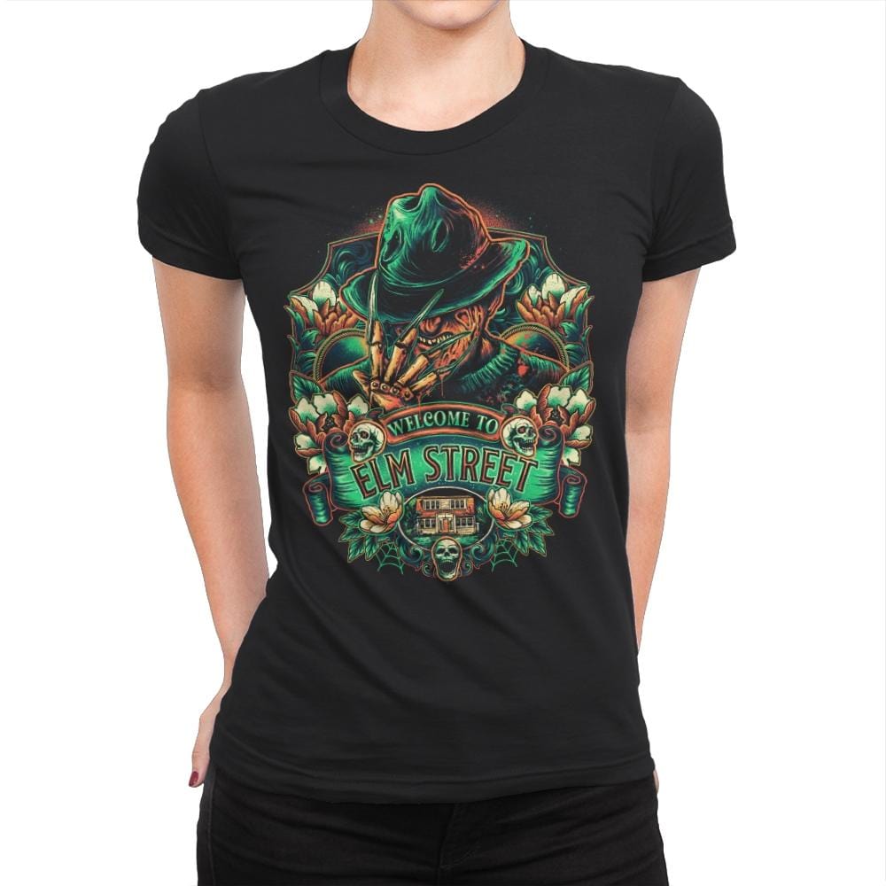 Welcome To Your Nightmare - Womens Premium T-Shirts RIPT Apparel Small / Black