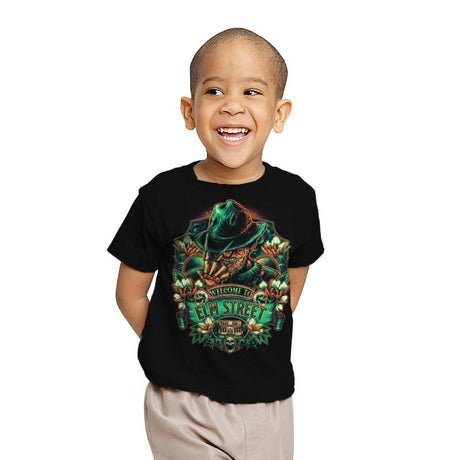 Welcome To Your Nightmare - Youth T-Shirts RIPT Apparel X-small / Black