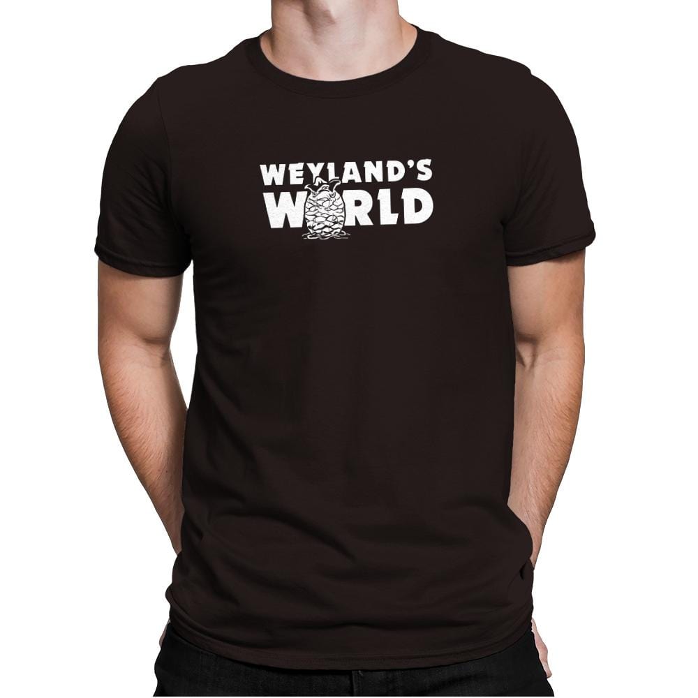 Weyland's World - Extraterrestrial Tees - Mens Premium T-Shirts RIPT Apparel Small / Dark Chocolate