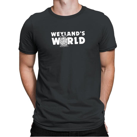 Weyland's World - Extraterrestrial Tees - Mens Premium T-Shirts RIPT Apparel Small / Heavy Metal