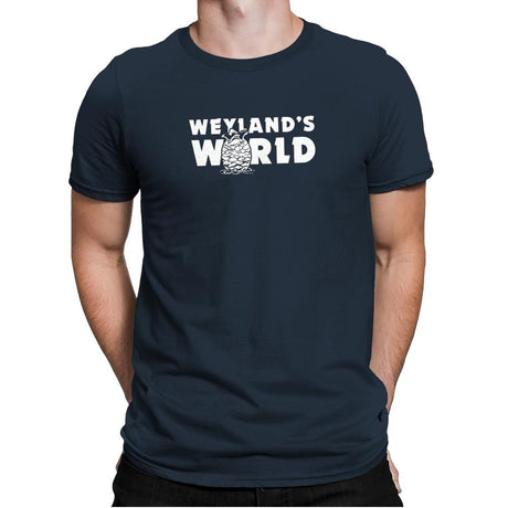 Weyland's World - Extraterrestrial Tees - Mens Premium T-Shirts RIPT Apparel Small / Indigo