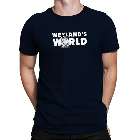 Weyland's World - Extraterrestrial Tees - Mens Premium T-Shirts RIPT Apparel Small / Midnight Navy