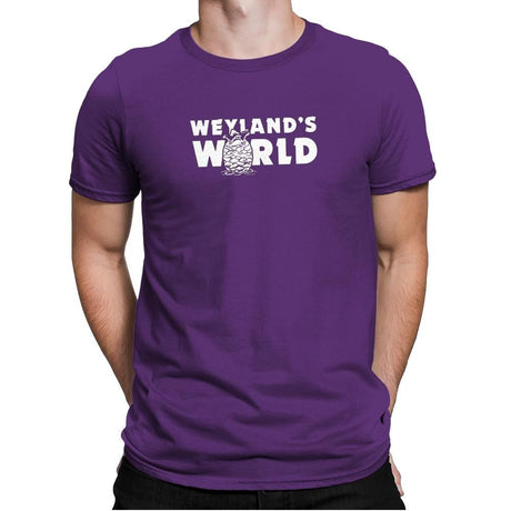 Weyland's World - Extraterrestrial Tees - Mens Premium T-Shirts RIPT Apparel Small / Purple Rush