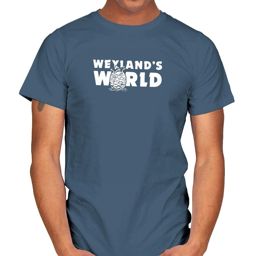 Weyland's World - Extraterrestrial Tees - Mens T-Shirts RIPT Apparel Small / Indigo Blue