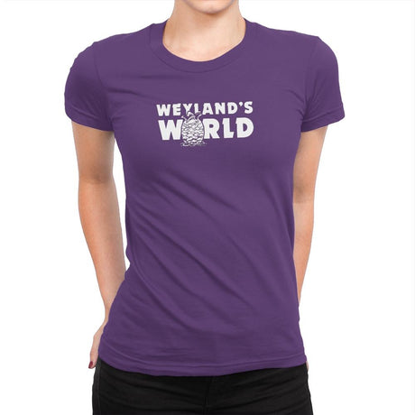 Weyland's World - Extraterrestrial Tees - Womens Premium T-Shirts RIPT Apparel Small / Purple Rush
