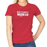Weyland's World - Extraterrestrial Tees - Womens T-Shirts RIPT Apparel Small / Red