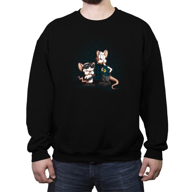 What do you want to do tonight? Reprint - Crew Neck Sweatshirt Crew Neck Sweatshirt RIPT Apparel Small / Black