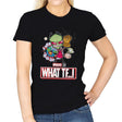What TF? - Womens T-Shirts RIPT Apparel Small / Black