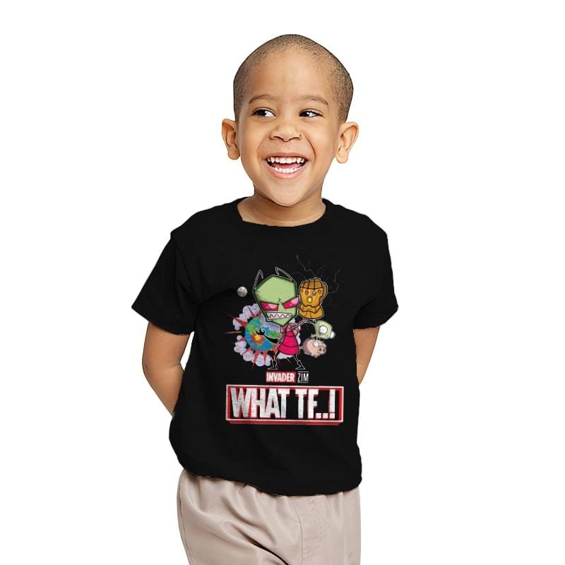What TF? - Youth T-Shirts RIPT Apparel X-small / Black