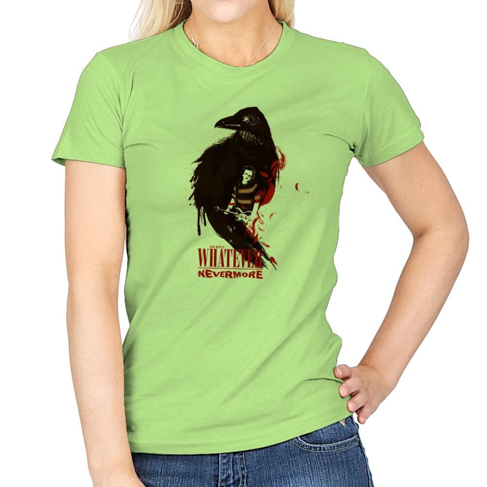 Whatever, Nevermore Exclusive - 90s Kid - Womens T-Shirts RIPT Apparel Small / Mint Green