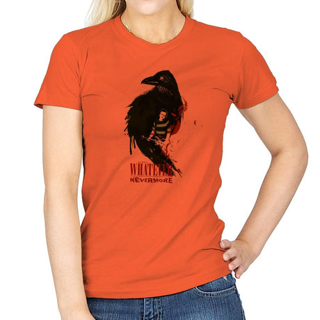 Whatever, Nevermore Exclusive - 90s Kid - Womens T-Shirts RIPT Apparel Small / Orange