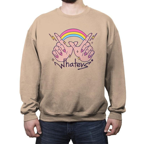 Whatevs! - Crew Neck Sweatshirt Crew Neck Sweatshirt RIPT Apparel