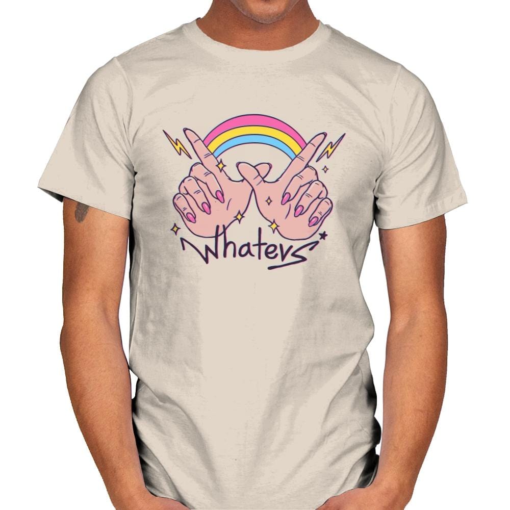 Whatevs! - Mens T-Shirts RIPT Apparel Small / Natural