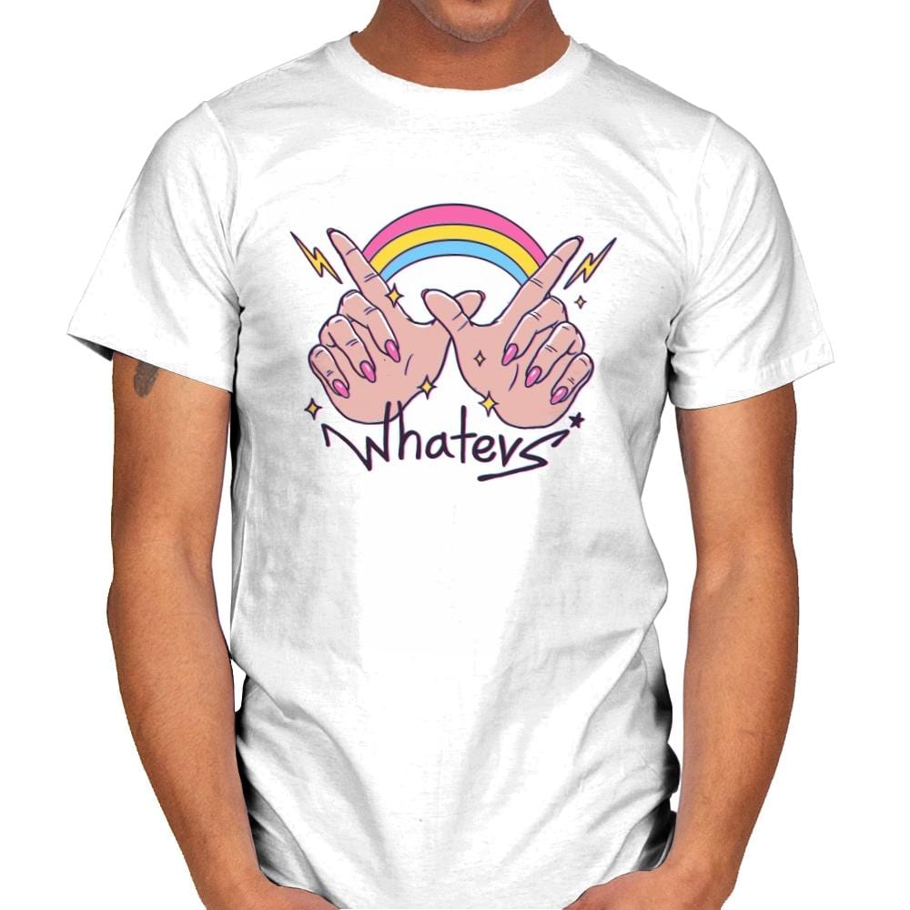 Whatevs! - Mens T-Shirts RIPT Apparel Small / White