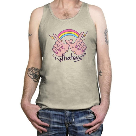 Whatevs! - Tanktop Tanktop RIPT Apparel X-Small / Oatmeal Triblend