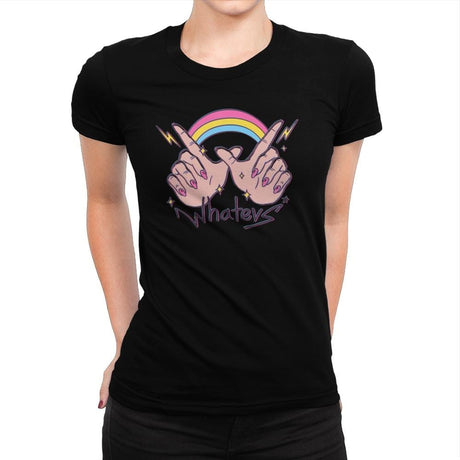 Whatevs! - Womens Premium T-Shirts RIPT Apparel Small / Natural