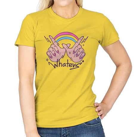 Whatevs! - Womens T-Shirts RIPT Apparel Small / Daisy