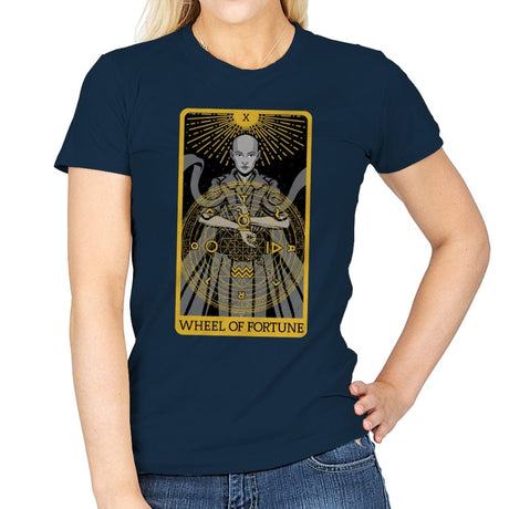 Wheel of Fortune - Womens T-Shirts RIPT Apparel Small / Navy