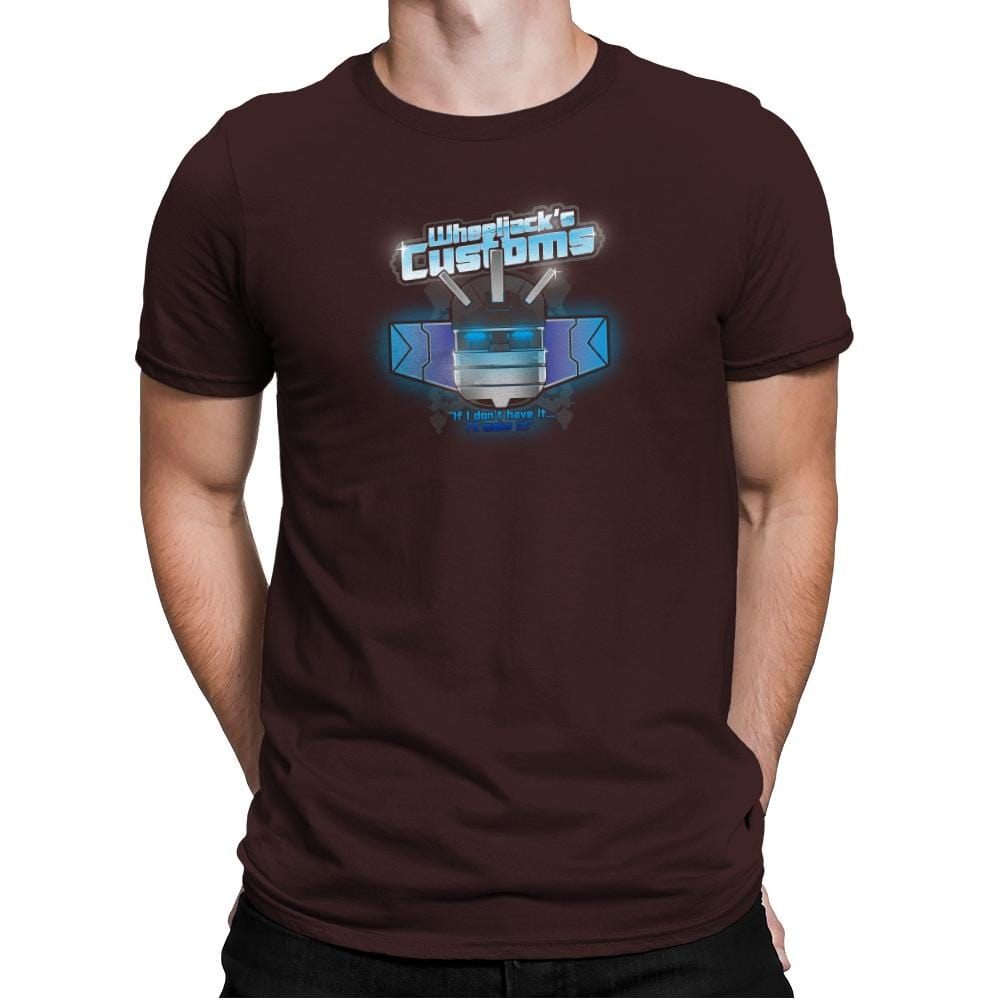 Wheeljack's Customs Exclusive - Mens Premium T-Shirts RIPT Apparel Small / Dark Chocolate