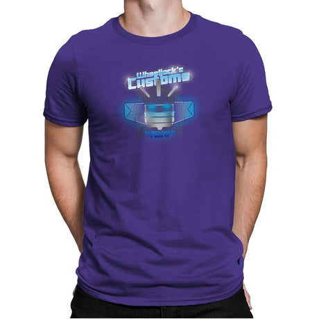 Wheeljack's Customs Exclusive - Mens Premium T-Shirts RIPT Apparel Small / Purple Rush