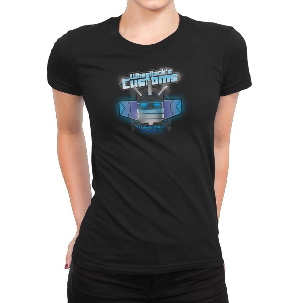 Wheeljack's Customs Exclusive - Womens Premium T-Shirts RIPT Apparel Small / Black