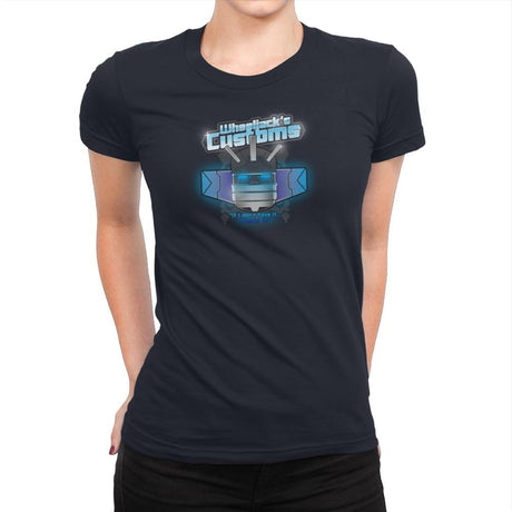 Wheeljack's Customs Exclusive - Womens Premium T-Shirts RIPT Apparel Small / Midnight Navy