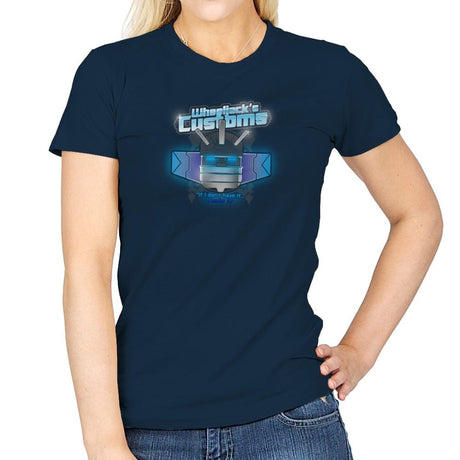 Wheeljack's Customs Exclusive - Womens T-Shirts RIPT Apparel Small / Navy