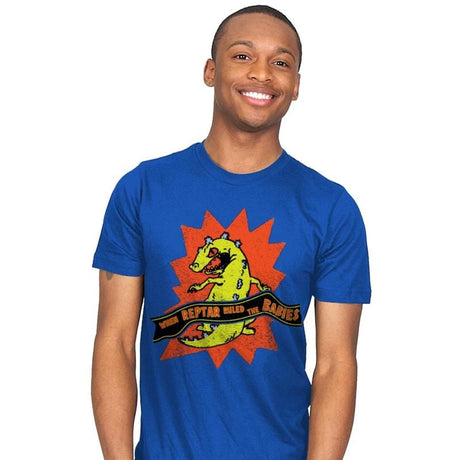 When Reptar Ruled The Babies - Mens T-Shirts RIPT Apparel Small / Royal