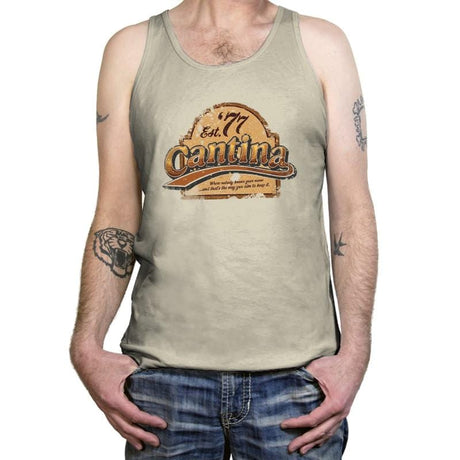 Where Everybody Knows Your Name - Tanktop Tanktop RIPT Apparel X-Small / Oatmeal Triblend