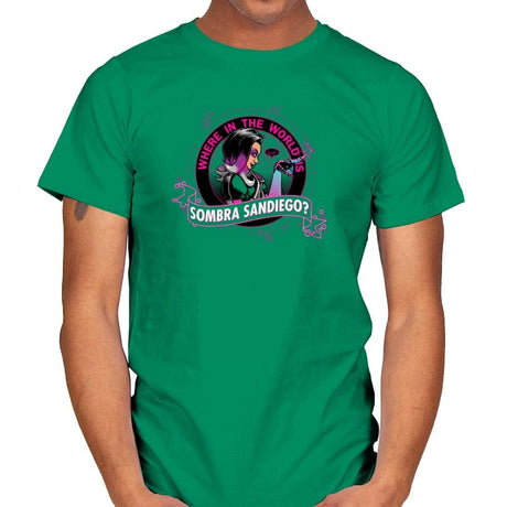 Where in the World is Sombra Sandiego? Exclusive - Mens T-Shirts RIPT Apparel Small / Kelly Green