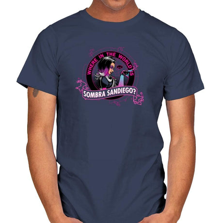 Where in the World is Sombra Sandiego? Exclusive - Mens T-Shirts RIPT Apparel Small / Navy