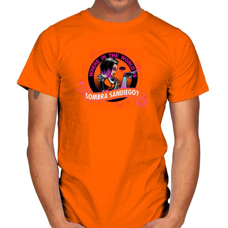 Where in the World is Sombra Sandiego? Exclusive - Mens T-Shirts RIPT Apparel Small / Orange