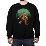 Where is Big Foot? - Crew Neck Sweatshirt Crew Neck Sweatshirt RIPT Apparel Small / Black