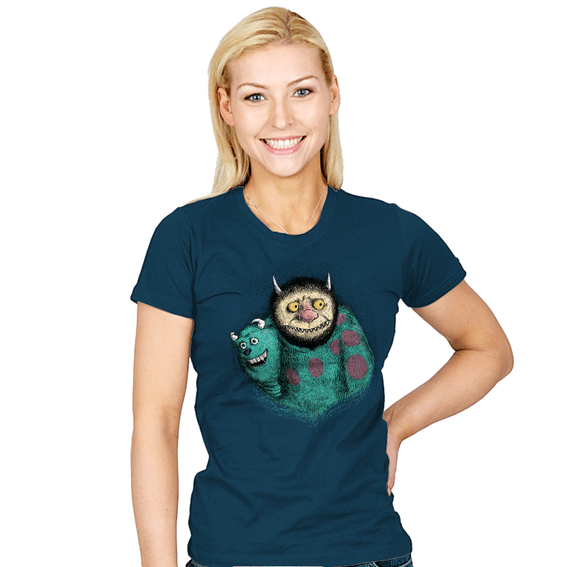 Where The Monsters Lie To You - Womens T-Shirts RIPT Apparel
