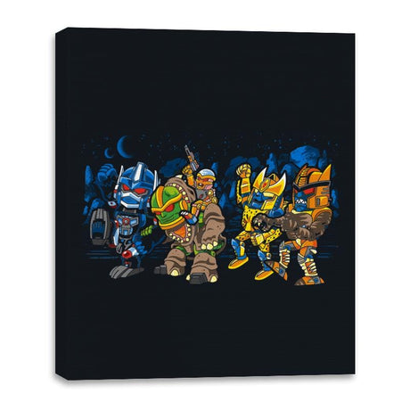 Where the War Beasts Are - Canvas Wraps Canvas Wraps RIPT Apparel 16x20 / Black